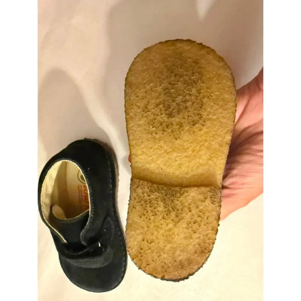 NATURINO CHOCO Suede Desert Boots in Navy Blue sz. 22 US 6